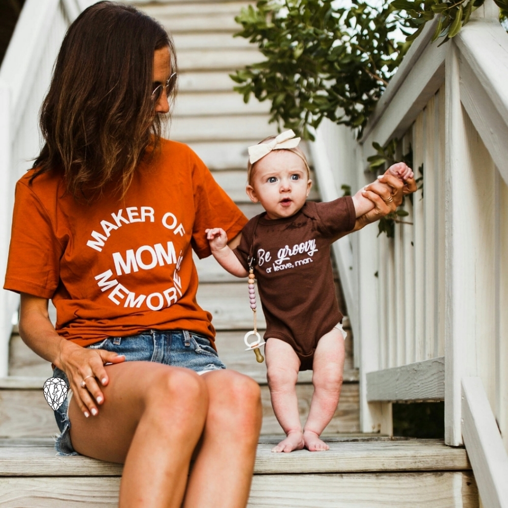 MOM Maker Of Memories™️ Trendy Mama Tee Shirt